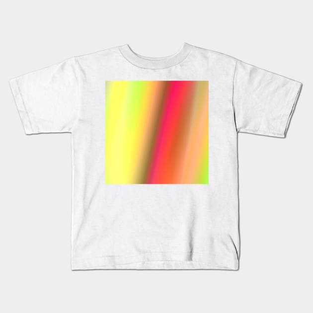 yellow pink orange red abstract texture Kids T-Shirt by Artistic_st